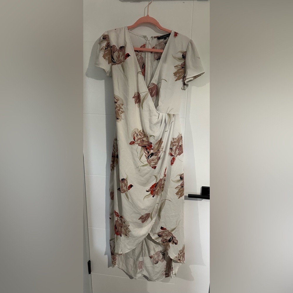 Dynamite Pink and White Floral Dress